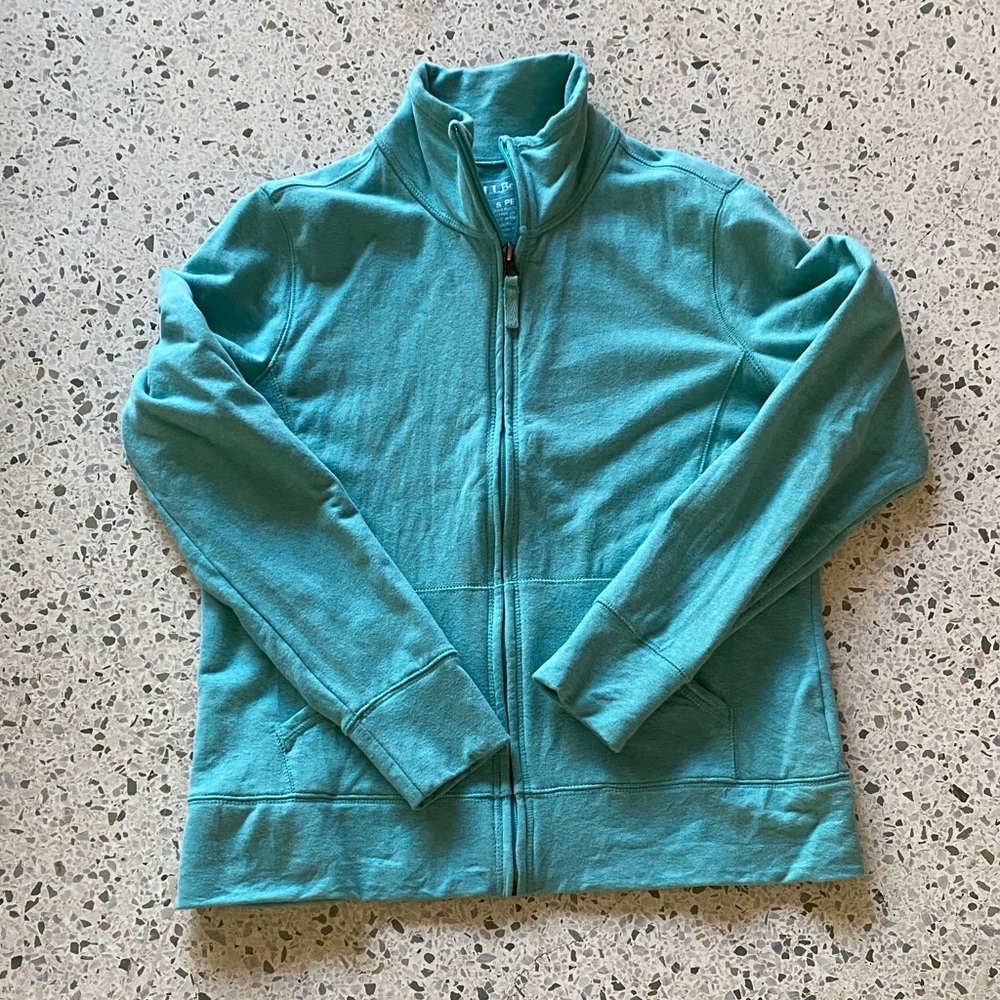 L.L. Bean Women's Aqua Zip-Up Jacket